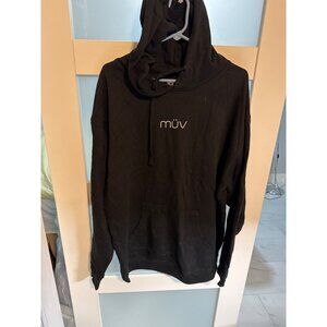 Müv Black Hoodie XL Support Your Local Dispensary Cotton/Polyester Unisex  61-19